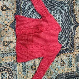 Anthropologie Ruby Cable Knit Sweater